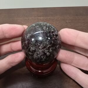 Purple Dumortierite Crystal Sphere #B